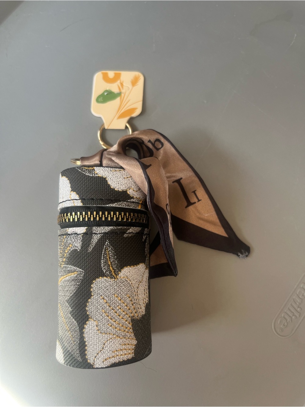 Bag charm keychain